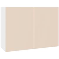 Kitchen Kit Slab Wall Cabinet Supermatt 1000mm Flatpack in Cashmere