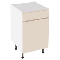 Kitchen Kit J-Pull Drawerline Base Cabinet Gloss 500mm in Cashmere
