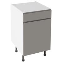Kitchen Kit J-Pull Drawerline Base Cabinet Gloss 500mm in Dust Grey