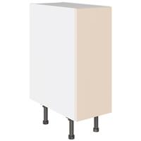 Kitchen Kit Flatpack Base Cabinet Slab Supergloss 300mm in Cashmere