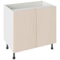 Kitchen Kit Flatpack Base Cabinet Slab Supermatt 900mm in Cashmere