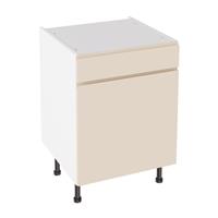 Kitchen Kit Drawerline Base Cabinet J-Pull Gloss 600mm in Cashmere