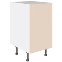 Kitchen Kit Flatpack Base Cabinet Flatpack Slab Supergloss 450mm in Cashmere