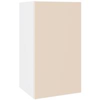 Kitchen Kit Flatpack Wall Cabinet Slab Supergloss 400mm in Cashmere