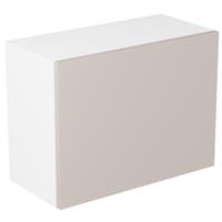 Kitchen Kit Flatpack Single Extractor Wall Cabinet Value Slab Matt 600mm in Light Grey