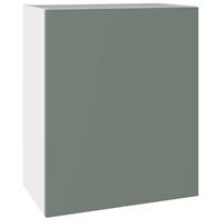 Kitchen Kit Flatpack Wall Cabinet Slab Supermatt 600mm in Agave Green