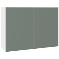 Kitchen Kit Flatpack Wall Cabinet Slab Supermatt 1000mm in Agave Green