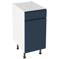 Kitchen Kit Drawerline Base Cabinet Flatpack J-Pull Matt 400mm in Indigo Blue
