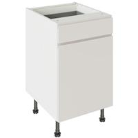 Kitchen Kit J-Pull Drawerline Base Cabinet Flatpack Gloss 500mm in Light Grey