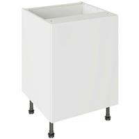 Kitchen Kit Slab Base Kitchen Cabinet Supergloss 600mm in White