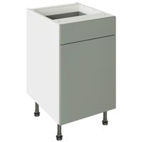 Kitchen Kit Slab Drawerline Base Cabinet Flatpack Supermatt 500mm in Agave Green