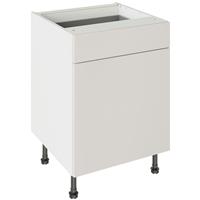 Kitchen Kit Value Slab Drawerline Base Cabinet Flatpack Matt 600mm in Light Grey