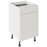 Kitchen Kit Value Slab Drawerline Base Cabinet Flatpack Matt 500mm in Light Grey