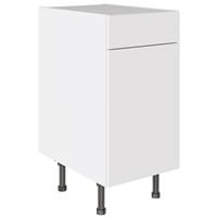 Kitchen Kit Slab Drawerline Base Cabinet Flatpack Supergloss 400mm in White