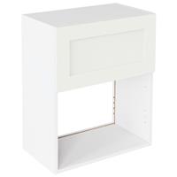Kitchen Kit Shaker Microwave Wall Unit Flatpack Matt 600mm in White