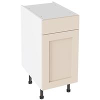 Kitchen Kit Shaker Drawerline Base Cabinet Flatpack Matt 400mm in Cashmere