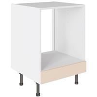 Kitchen Kit Slab Oven Base Kitchen Cabinet Supergloss 600mm in Cashmere