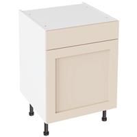 Kitchen Kit Shaker Drawerline Base Cabinet Flatpack Matt 600mm in Cashmere