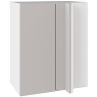 Kitchen Kit Slab Blind Corner Wall Kitchen Cabinet Supergloss 600mm in Light Grey