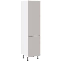 Kitchen Kit Slab Larder Cabinet Supergloss 500mm in Light Grey