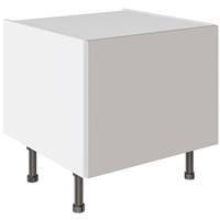 Kitchen Kit Slab Belfast Sink Base Kitchen Cabinet Supergloss 600mm in Light Grey