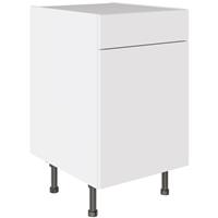 Kitchen Kit Slab Drawerline Base Cabinet Flatpack Supermatt 500mm in White