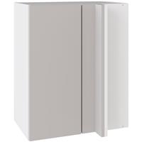 Kitchen Kit Slab Blind Corner Wall Kitchen Cabinet Supermatt 600mm in Light Grey