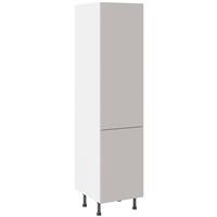 Kitchen Kit Slab Larder Cabinet Supermatt 500mm in Light Grey