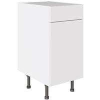 Kitchen Kit Slab Drawerline Base Cabinet Flatpack Supermatt 400mm in White
