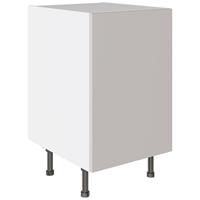 Kitchen Kit Slab Base Kitchen Cabinet Flatpack Supermatt 500mm in Light Grey