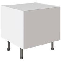 Kitchen Kit Slab Belfast Sink Base Kitchen Cabinet Supermatt 600mm in Light Grey