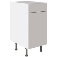 Kitchen Kit Slab Drawerline Base Cabinet Flatpack Supermatt 400mm in Light Grey