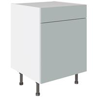 Kitchen Kit Slab Drawerline Base Cabinet Flatpack Supermatt 600mm in Aquamarine