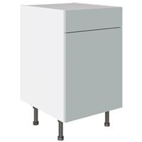 Kitchen Kit Drawerline Base Cabinet Flatpack Slab Supermatt 500mm in Aquamarine