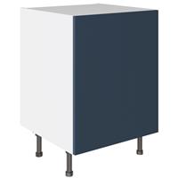 Kitchen Kit Base Kitchen Cabinet Flatpack Slab Supermatt 600mm in Blue