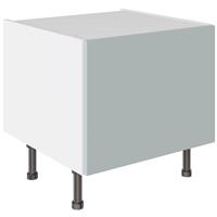 Kitchen Kit Belfast Sink Base Kitchen Cabinet Flatpack Slab Supermatt 600mm in Aquamarine