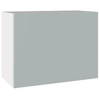 Kitchen Kit Single Extractor Wall Kitchen Cabinet Flatpack Slab Supermatt 600mm in Aquamarine