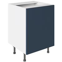 Kitchen Kit Sink/Hob Cabinet Flatpack Slab Supermatt 600mm in Blue