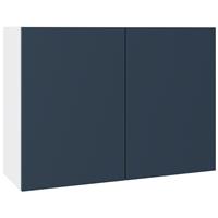 Kitchen Kit Wall Kitchen Cabinet Flatpack Slab Supermatt 1000mm in Blue