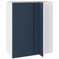 Kitchen Kit Blind Corner Wall Kitchen Cabinet Flatpack Slab Supermatt 600mm in Blue