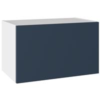Kitchen Kit Bridging Wall Kitchen Cabinet Flatpack Slab Supermatt 600mm in Blue