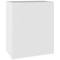 Kitchen Kit Wall Kitchen Cabinet Flatpack Value Slab Matt White 600mm in Snow White