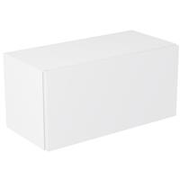 Kitchen Kit Bridging Wall Kitchen Cabinet Flatpack Value Slab Matt White 600mm in Snow White