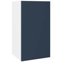 Kitchen Kit Wall Kitchen Cabinet Flatpack Slab Supermatt 400mm in Blue