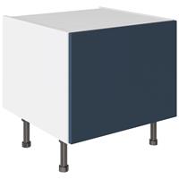 Kitchen Kit Belfast Sink Base Kitchen Cabinet Flatpack Slab Supermatt 600mm in Blue