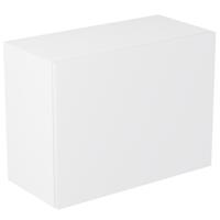 Kitchen Kit Single Extractor Wall Kitchen Cabinet Flatpack Value Slab Matt White 600mm in Snow White