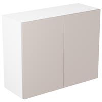 Kitchen Kit Value Slab Matt Wall Kitchen Cabinet Flatpack 900mm in Light Grey