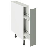 Kitchen Kit Slab Supermatt Base Kitchen Cabinet Pull-Out Flatpack 150mm in Agave Green