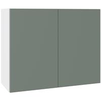 Kitchen Kit Slab Supermatt Wall Kitchen Cabinet Flatpack 900mm in Agave Green