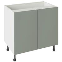 Kitchen Kit Slab Supermatt Base Kitchen Cabinet Flatpack 900mm in Agave Green